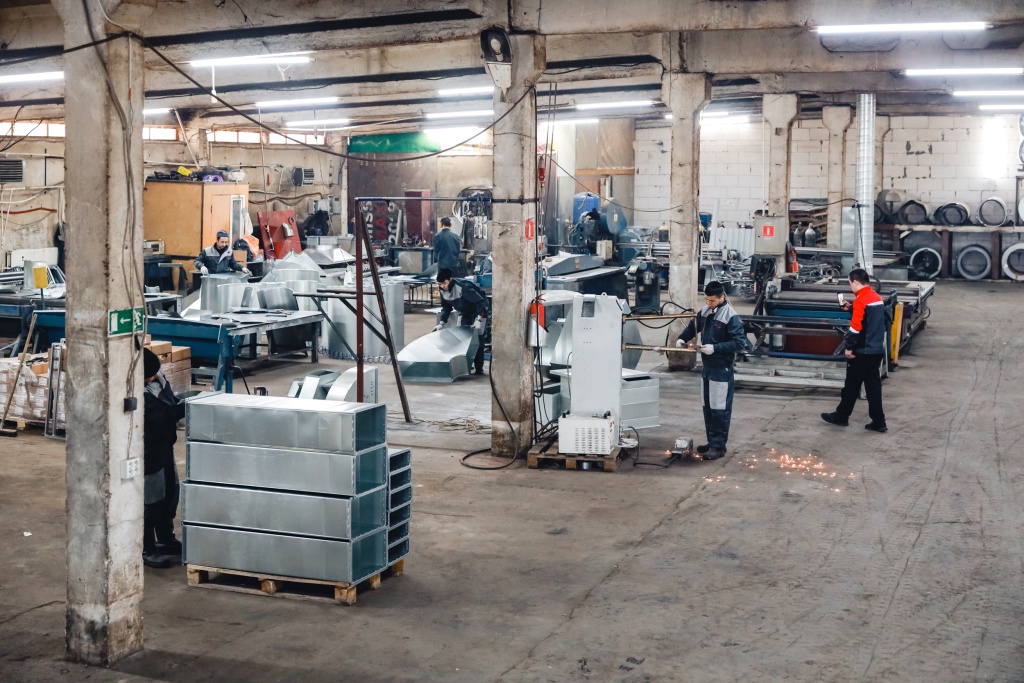 изготовление воздуховодов и комплектующих