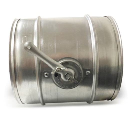 Круглый дроссель-клапан 125 мм 