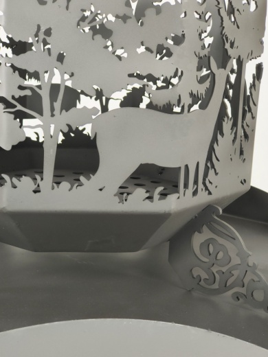 Костровая чаша для дачи "Тайга" из стали 3 мм,