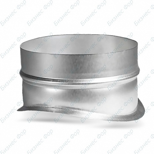 Врезка круглая 100/100 мм. для круглого воздуховода из оцинкованной стали