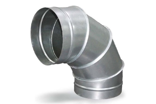 Отвод 90 градусов для круглого воздуховода 710 мм