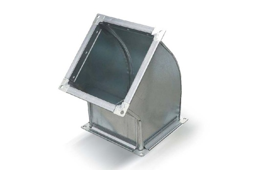 Отвод прямоугольный 45 градусов 300х300 мм